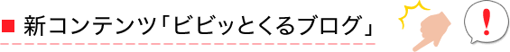 新コンテンツ「ビビッとブログ」